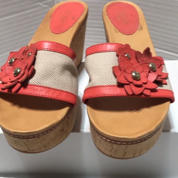 Coach Jesaca platform cork wedge - Picture 2 of 7